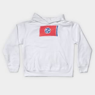 Tennessee Tri-Star Flag Kids Hoodie